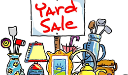 Yard Sale May 11!